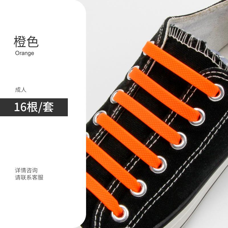 12/16pcs Silicone Semicircle Shoelaces Without Ties Elastic Laces Sneakers Men Women Colorful Casual Shoes Lace Lazy Accessories