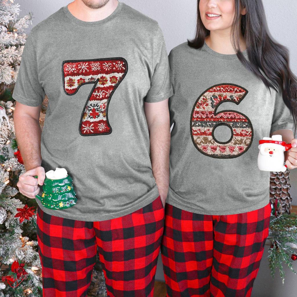 Camiseta de manga corta con cuello redondo y estampado de moda para mujer