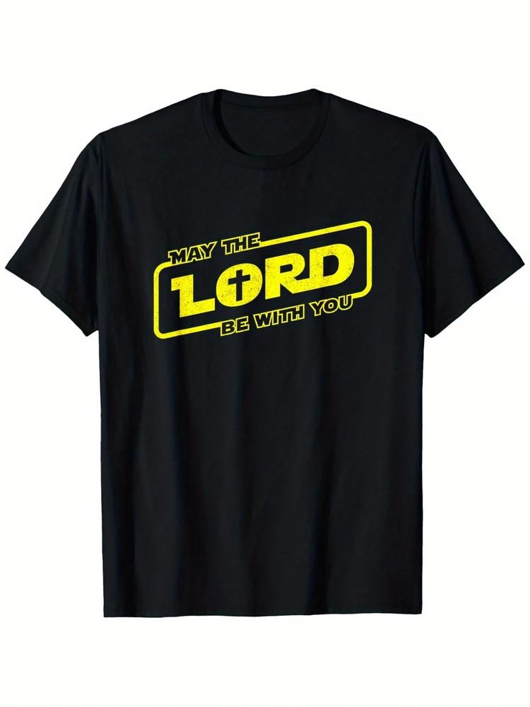 

May the Lord Be with You Christian Faith T-Shirt - 100% Cotton, Unisex S