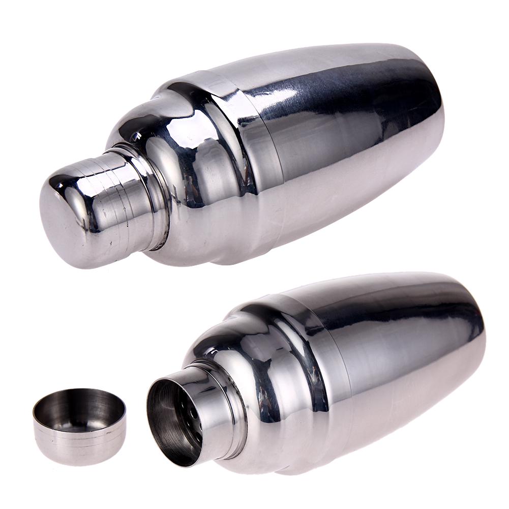 4pcs Profissional Cocktail Shaker Set 250ml Stainless Steel Cocktail Mixer Set Lightweight with Jigger for Bartender Supplies