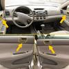 4-teiliges Türgriff-Set für 2002-2006 Toyota Camry Beige Vorne & Hinten Innen EXV
