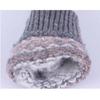 Touch Screen Winter Knitted Gloves Knitted Deer Full Finger Mittens Durable Riding Gloves  Outdoor