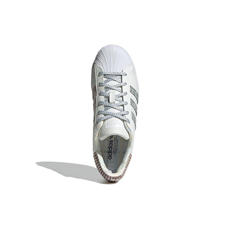 Adidas Superstar Shoes 'Plaid White' Women's GX2180