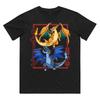 Pokémon Charizard Evolution Printed Pure Cotton T-shirt Men and Women Spring/Summer New Collection Fashion Short Sleeved Shirt