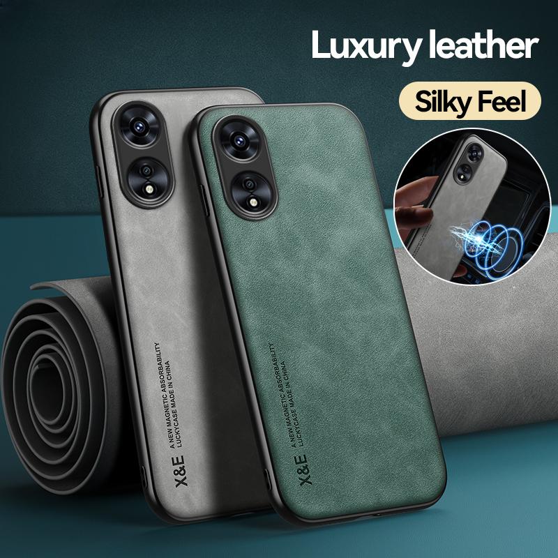 

Роскошный кожаный чехол для OPPO A17 A17K A57 A77 A57S A77S 4G, силиконовая противоударная задняя крышка для телефона OPPO Reno8 T 4G 5G