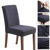 Jacquard Chair Cover for Dining Room Wedding Stretchable Thick Chair Protector 1/2/4/6 Pieces Slipcover for Chair Seat Backrest