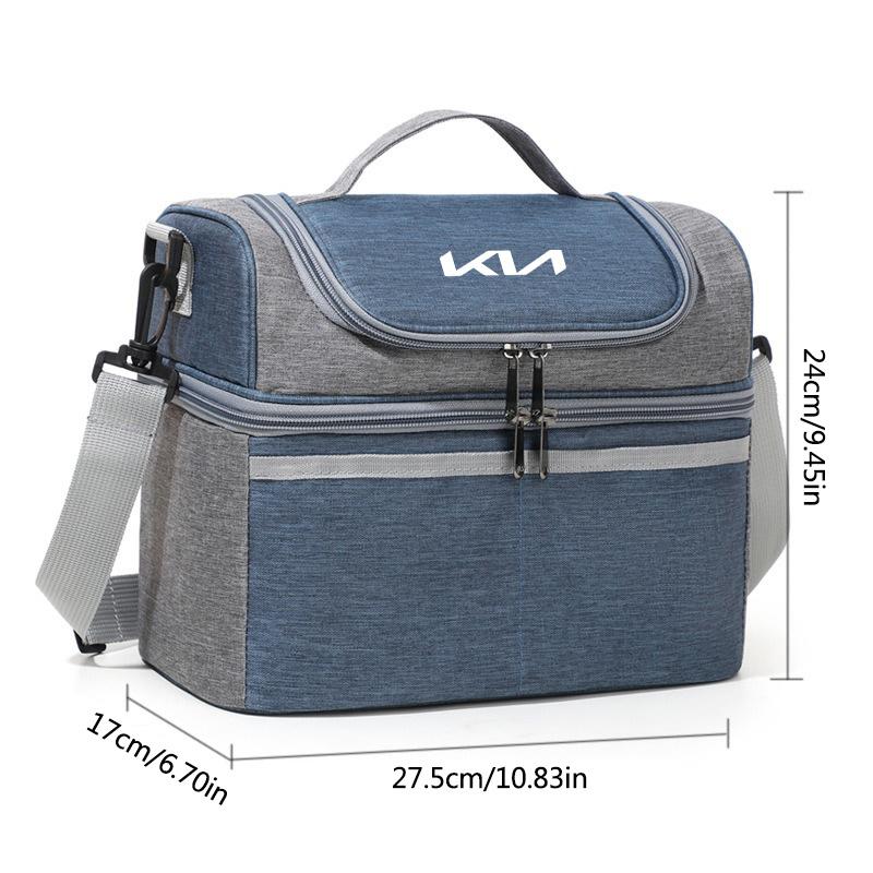 AUX1 Large Capacity Lunch Bag Thermal Insulation Portable With Handle Crossbody Bag For Kia Ceed Sportage Picanto Cerato Seltos Soul