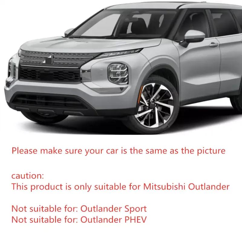 Cornice Decorativa Pulsante Trim Volante Auto Copertura Adesivo in Plastica ABS Accessorio Interno Per Mitsubishi Outlander -2024