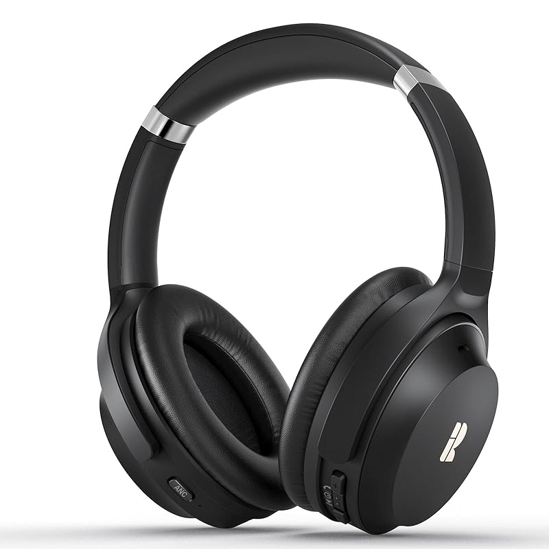 

Bluedee headphone bluetooth active noise canceling wireless headphones Wired compatible Up to 50 hours playback HIFI stereo low latency lightweight