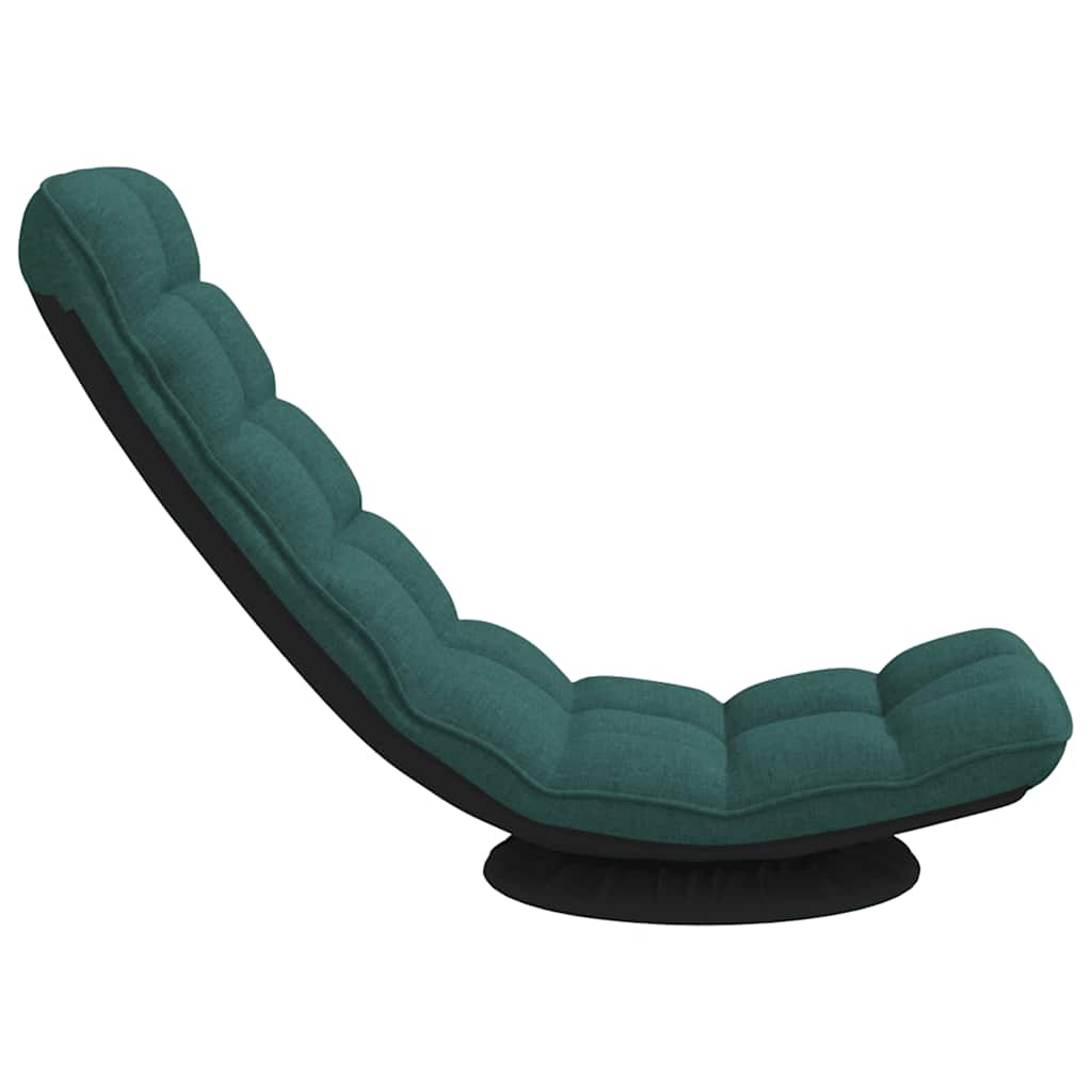 Floor Chair Rotatable Dark Green 70x51x79 Cm Fabric
