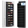 10 Tiers Large Over the Door Shoe Organizer Hanging Shoe Rack with Deep Pockets for Storage Door Storage Solution