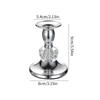 1 Pièce Métal Cristal Bougeoir pour Dîner aux Chandelles Table Anniversaire Mariage Fête Décoration de Table Maison