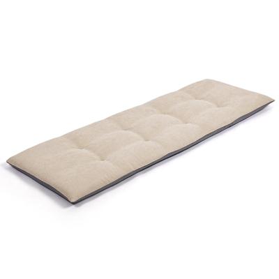 Sofá Shinnwa Long High Bamboo No Butt Pain de 3 plazas, para todo el suelo, color beige Zabuton, resistente, color carbón, deshumidificador, desodorizante, cojín.