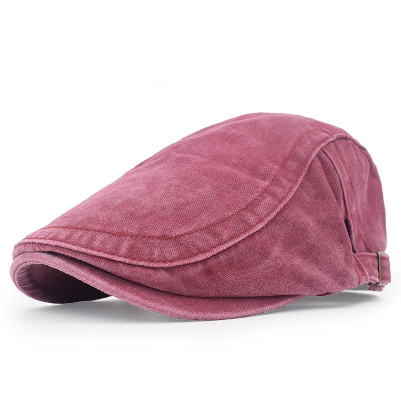 Japanese-Style Denim Newsboy Cap For Men Fashion Retro Hat Versatile Korean-Style Beret Casual Newsboy Cap For Women Trendy