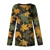 Women's Sweatshirt Pullover Sportswear Pocket Print Casual Round Neck Long Sleeve Top