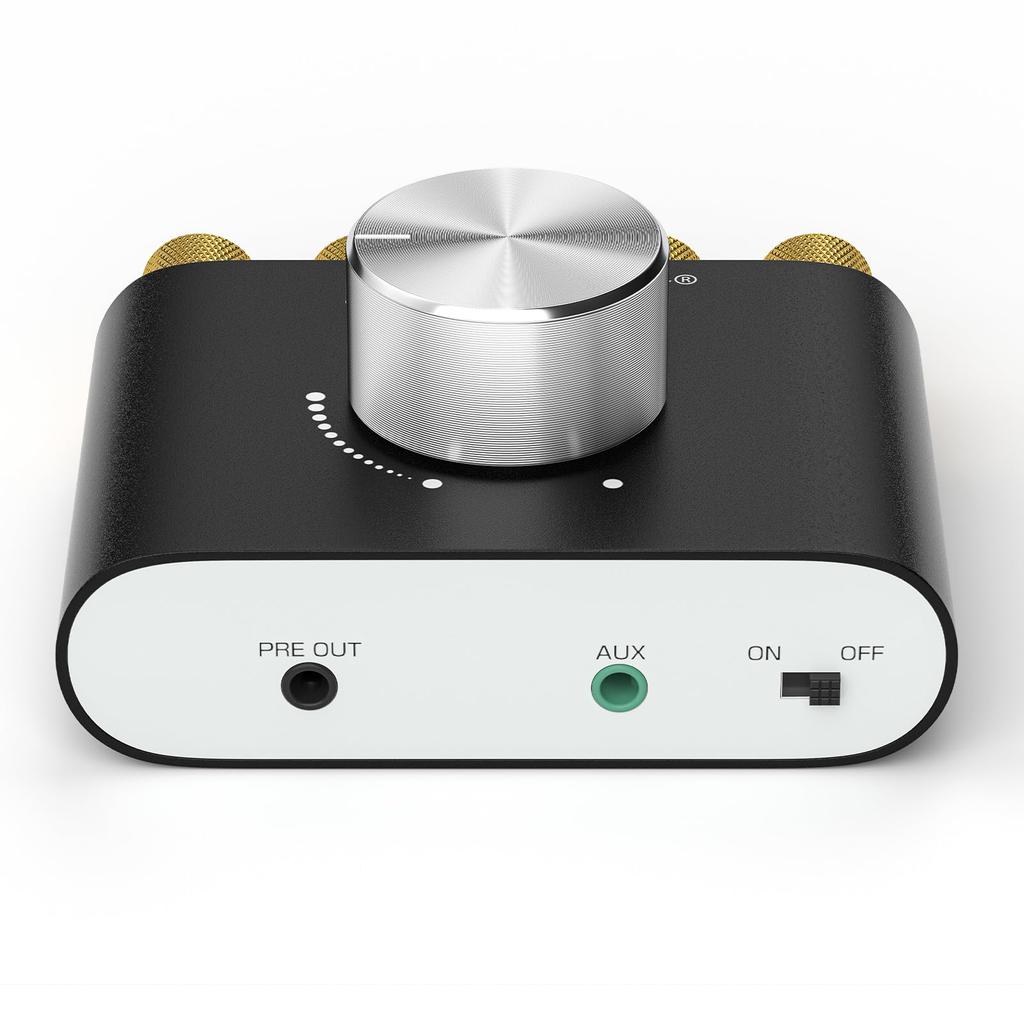 Nobsound MAX Mini Bluetooth HIFI Digital Power Amplifier for and Marine 100W x2 Active Wireless Audio Receiver MAX DC 19V Power NS-01G Amplifier