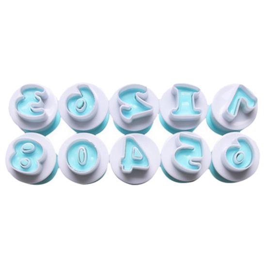 10/26 ks dortová forma ve tvaru písmen ekologická DIY pečící forma ve tvaru čísel na sušenky