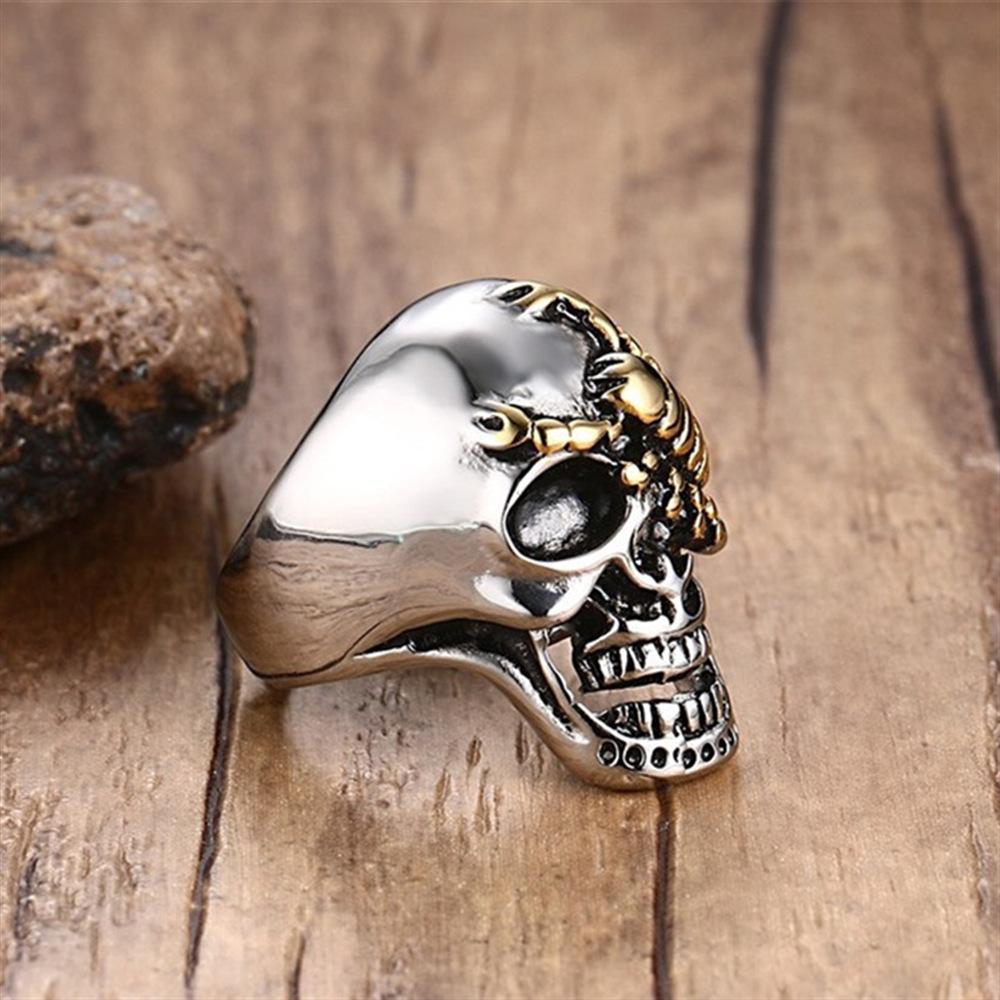 Accessories Domineering Scorpion Skull Men's Fashionable Single Ring