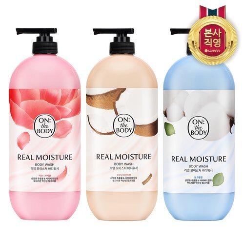 [ON THE BODY]ON THE BODY Real Moisture Body Wash 900g x 2 (Choose 1 of 3)_667213 Peony