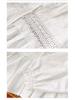 Autumn Lace Long Sleeve White Shirt - European & American Style Women's Top