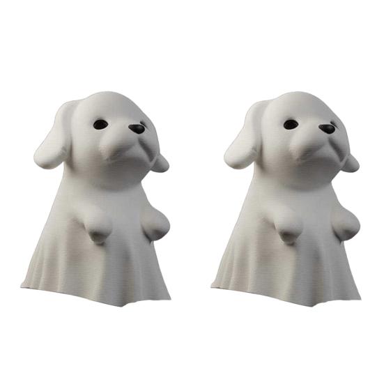 Yousheng 2/3/5Pcs Ghost Cat Garden Statue Halloween Pet Figurine Horror Festive Atmosphere Halloween Party Decor