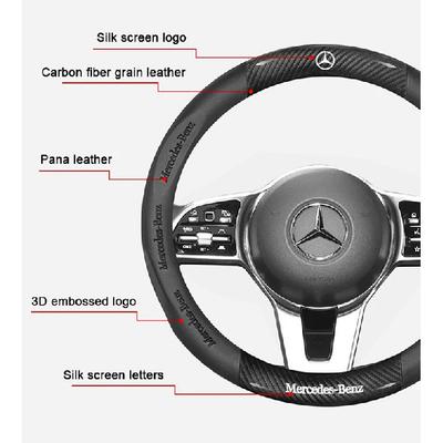 6D potah volantu z uhlíkových vláken z kůže pro Mercedes Benz AMG E200 W210 W203 W124 W204 W211 W123 W205 W212 W203 C200 E350
