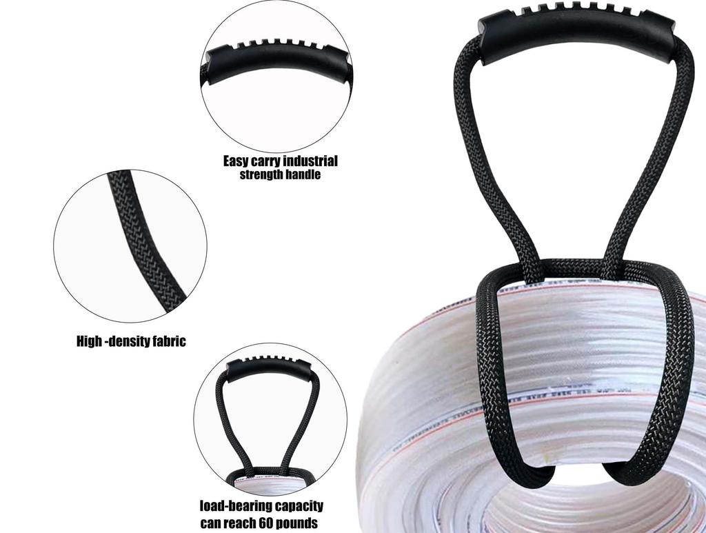 1/2/3/5pcs Storage Strap Heavy-Duty Hook And Loop Cord Carrying For Pool Hoses Garden Hoses Cables Storage Container With Handle