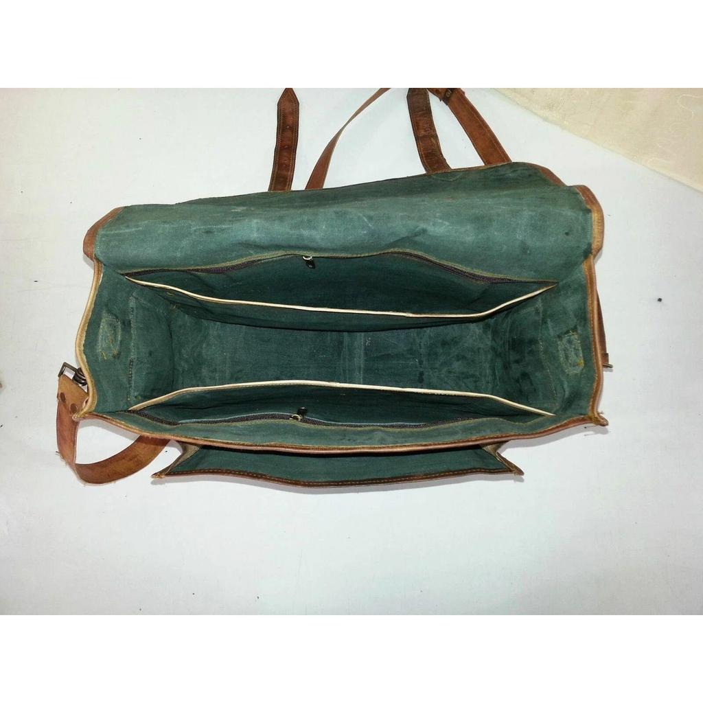 Genuine Travel Men's Vintage Brown New Leather Bag Rucksack Backpack Laptop