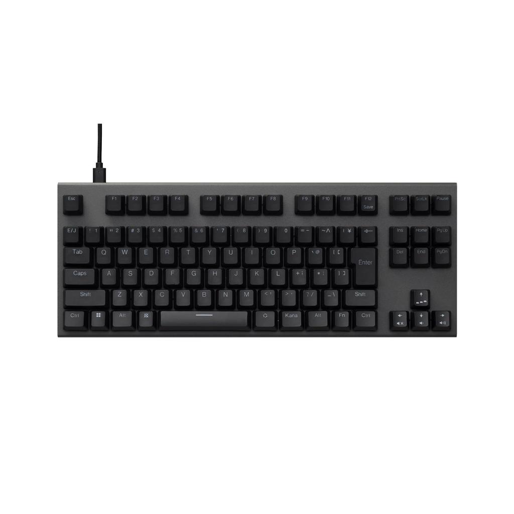 REALFORCE GX1Plus Japanese Capacitive Rapid Fastest Made In No Kana X1PC11 Keyboard, 45g, Layout, Black/Dark Gray, Non-Contact Switching, Triggers,