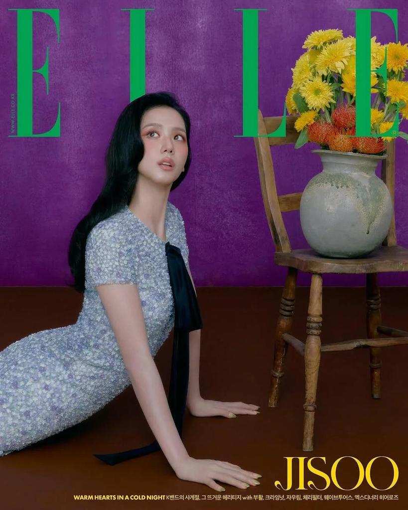 Elle Korea 2025 December Blackpink Jisoo, B.O.B,Jaurim,Xdinary Heroes,Crying Nut