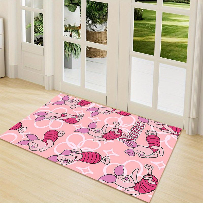 Custom Name Dumbo Circus Adventure Carpet Rug Customizable Soft Washable Anti-Slip Home Living Room Sofa Mats Personalized Rug. 0909427