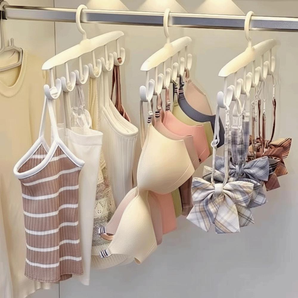 Portable Rotating Hanger Multi-Hook Coat Rack Tidy Multi-Functional Hanger  Wardrobe Storage