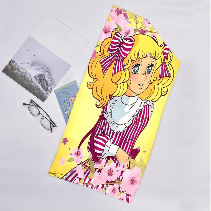 Candy Candy Fashion Beach Towel: Ideal for Summer Adventures Soft, absorbent and quick drying suitable for swimming and bathing