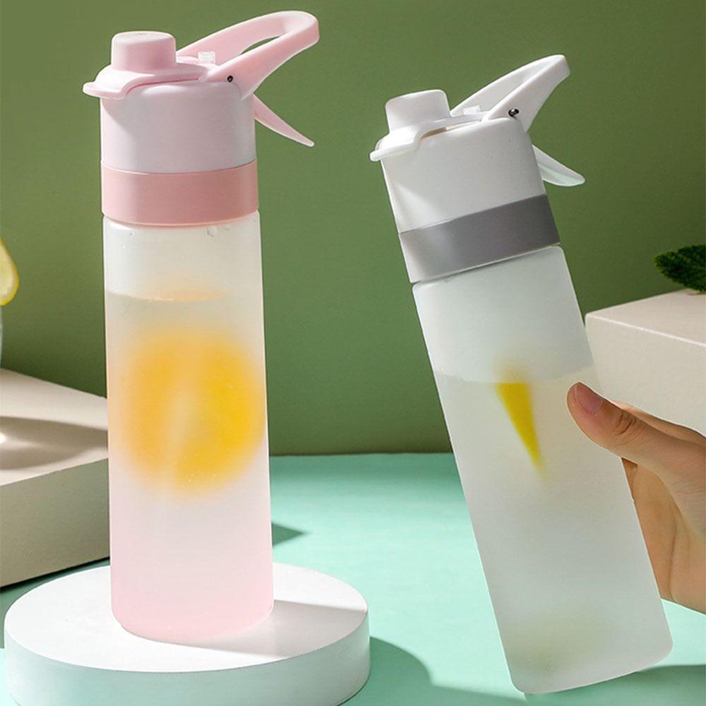 Large Capacity Spray Water Bottle BPA Free Gradual Fog Surface Plastic Water Cup Plastic Mist Spray Drinking Kettle