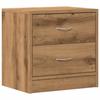 VidaXL Table de chevet chêne artisanal 40x30x40 cm bois d'ingénierie, armoire, meubles de chambre à coucher, support de 855926