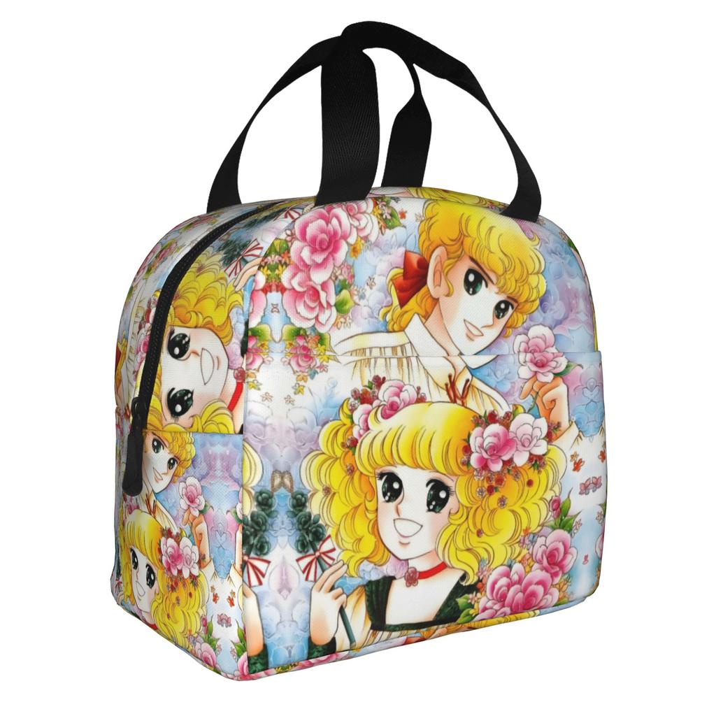 Anime Manga Candy Candy Sac à Lunch pour Femmes Refroidisseur Thermique Boîtes à Lunch Isolées pour Bureau Adulte