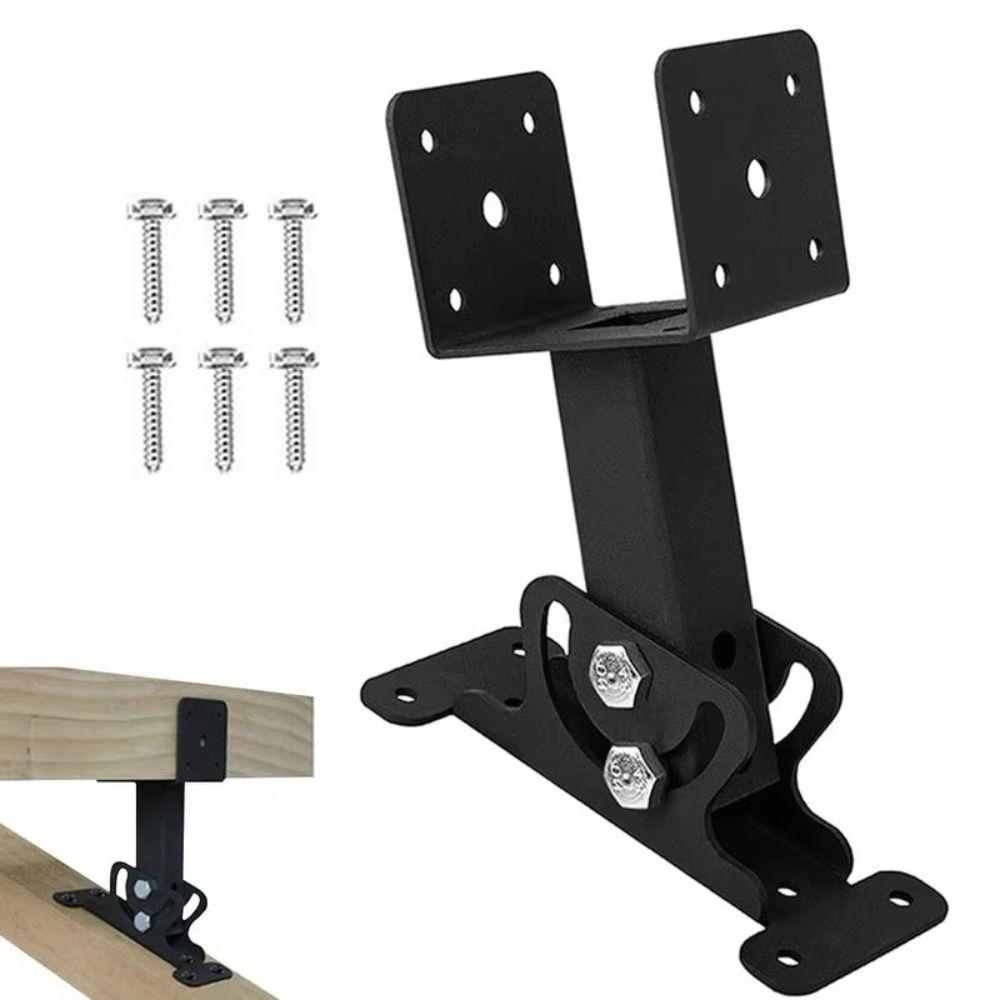 Adjustable Terrace Riser Beam Frame Kit Saddle Shaped Canopy Support Frame Roof Installation