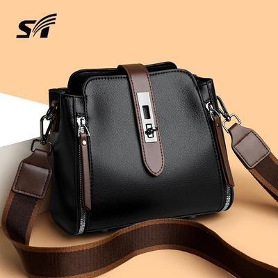 Retro Niche High-end Bucket Bag Women's Shoulder Crossbody Bag Fashionable and Versatile Large-capacity Handbag