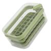 Ice Cubes Tray 32 Grids Double Layer Easy Release Ice Maker Mold with Bin Lid for Cocktail Whiskey Coffee