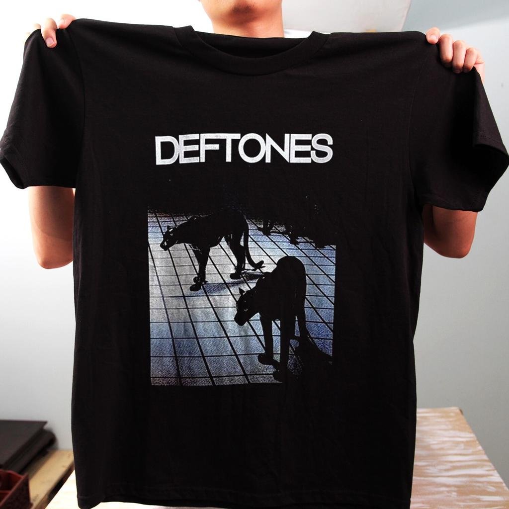 Deftones Merch T-Shirt Nu Metal Unisex Black T-shirt Size S-5XL