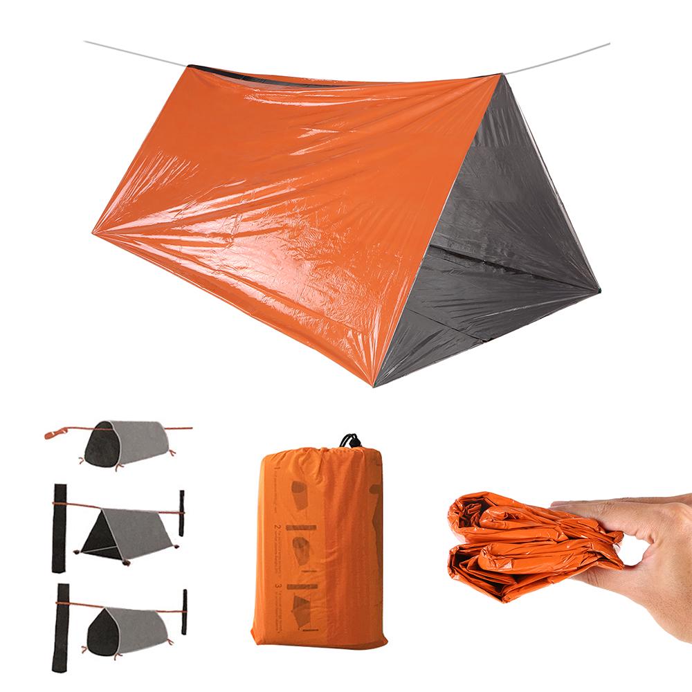 Emergency Tube Tent Survival Orange 