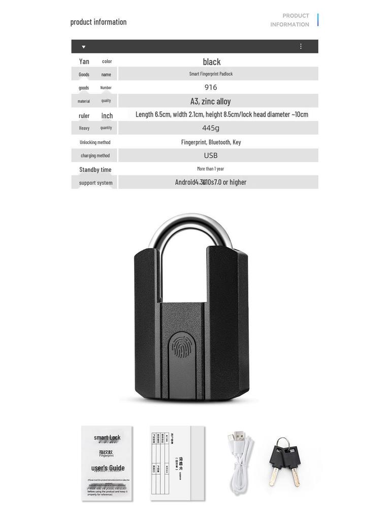 TTLOCK All-in-One Smart Lock: Fingerprint, Password, Bluetooth Remote, Waterproof for Home & Shop.