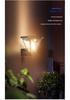 Outdoor Solar LED Waterproof Garden Wall Light for Landscape and Lawn