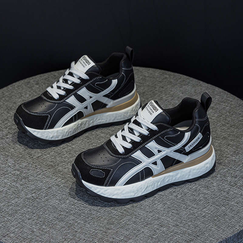 Inner Height Increase Mesh Breathable German Training Shoes Women's New Spring and Autumn Thin Versatile Casual Forrest Gump Sports Shoes