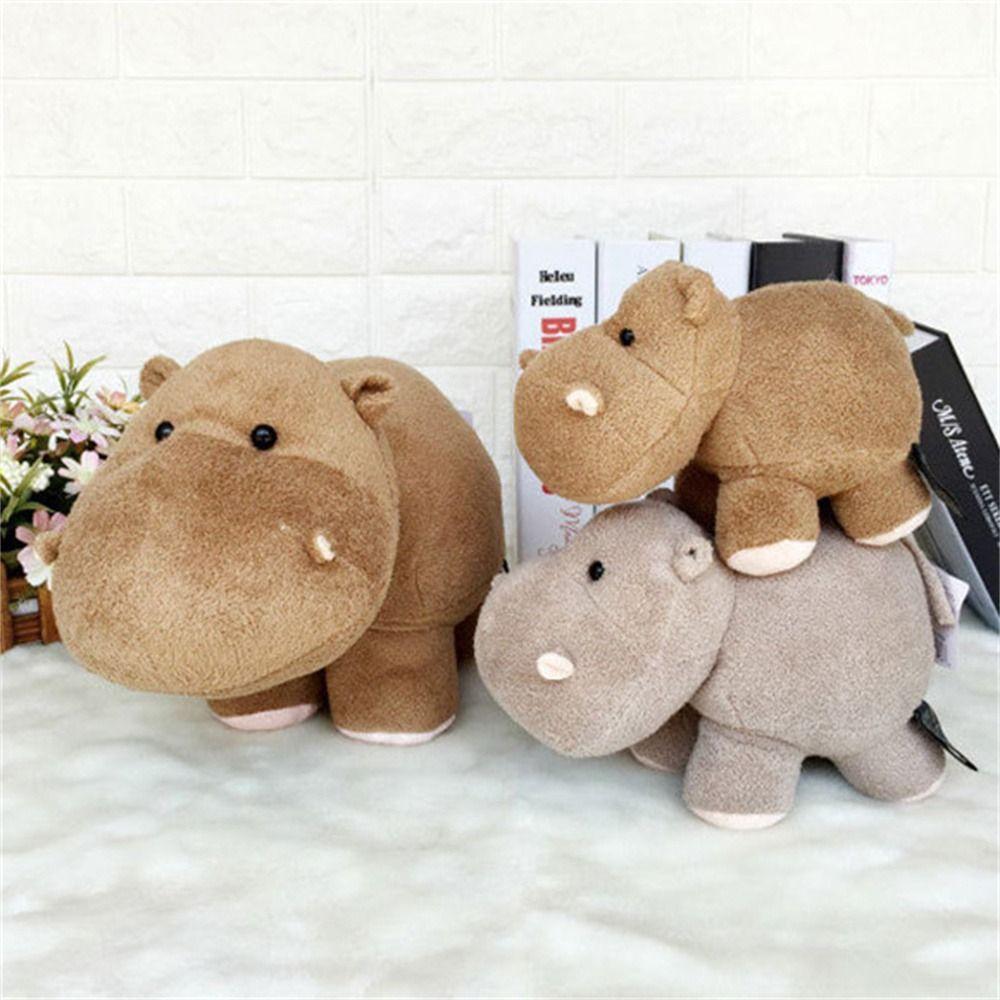 Children Plush Toy Home Desk Decor Hippo Stuffed Toys Elephant Doll Plush Hippo Toy Stuffed Animals