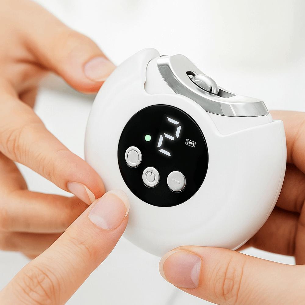 Portable Design Electric Nail Sharpener Rechargeable Nail Trimmer  Children Use