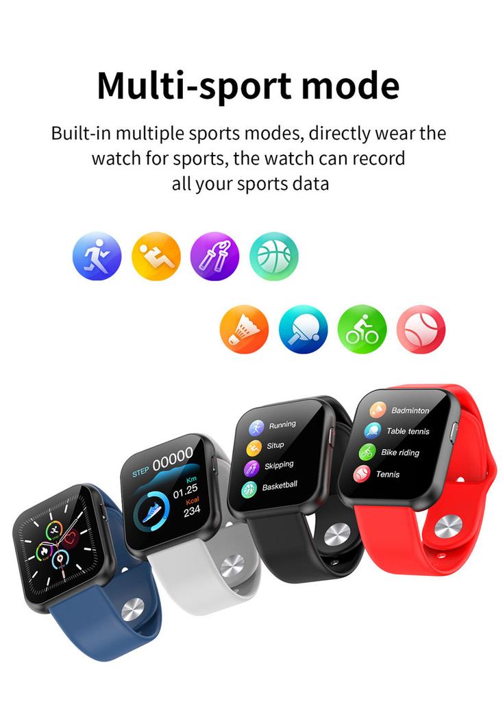 Dual-mode Switch Sleep Monitoring, Call Reminder, SMS Reminder, Social app Message Reminder, Alarm