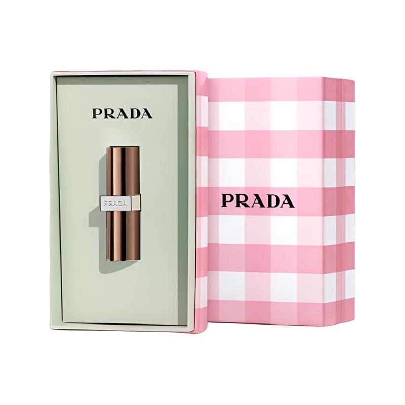 Prada Яркая ламинированная легкая матовая помада матовая помада легко наносится цвет и стойкость коричневый