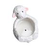 Artistic Animal Molded Earthenware Flower Container Exemplary For Succulents Small Bushes Desktop Decoration And Storage Planner