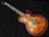AriaProII BS Brown Sunburst Flame Maple Top PE Series Les Paul Type Electric Guitar Brown Sunburst PE-700